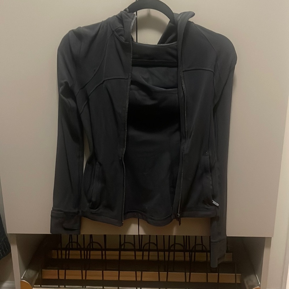 Nulu define jacket with hoodie, rarely worn